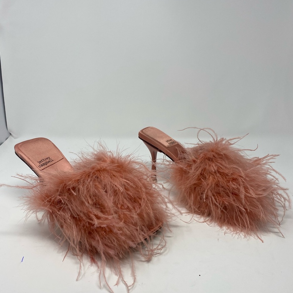 Jeffrey Campbell Chauffeur heels peach size 8.5